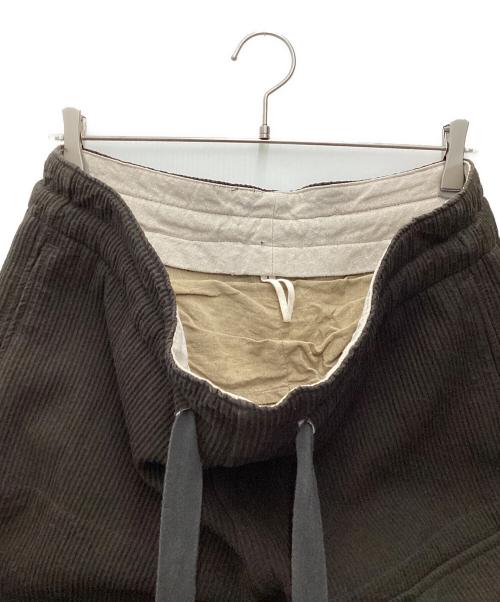 工房のもの（コウボウノモノ）工房のもの (コウボウノモノ) trousers 腰紐パンツ 工房西谷 カーキブラウン サイズ:SIZE 7の古着・服飾アイテム