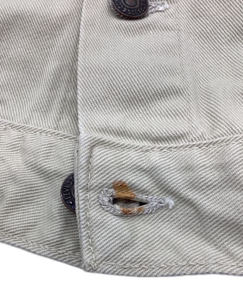 LEVI'S（リーバイス）LEVI'S (リーバイス) 60S～ コットンツイルデニムジャケット アイボリー サイズ:SIZE 40の古着・服飾アイテム