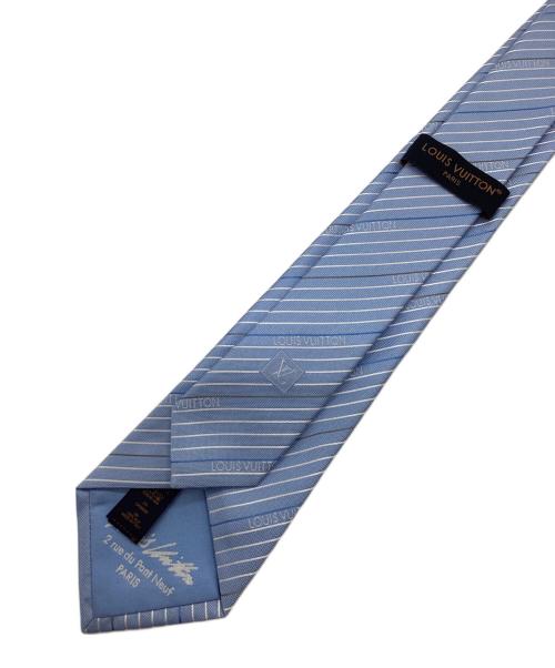 LOUIS VUITTON（ルイ ヴィトン）LOUIS VUITTON (ルイ ヴィトン) ネクタイ・LV ディアゴナル 7CM スカイブルー サイズ:-の古着・服飾アイテム