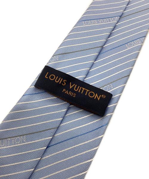 LOUIS VUITTON（ルイ ヴィトン）LOUIS VUITTON (ルイ ヴィトン) ネクタイ・LV ディアゴナル 7CM スカイブルー サイズ:-の古着・服飾アイテム