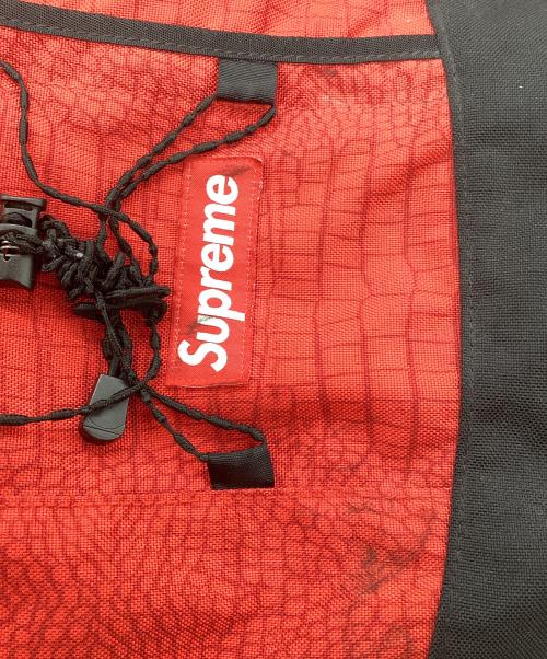 SUPREME（シュプリーム）Supreme (シュプリーム) リュック Croc Backpack Bag 13SS ブラック×レッドの古着・服飾アイテム