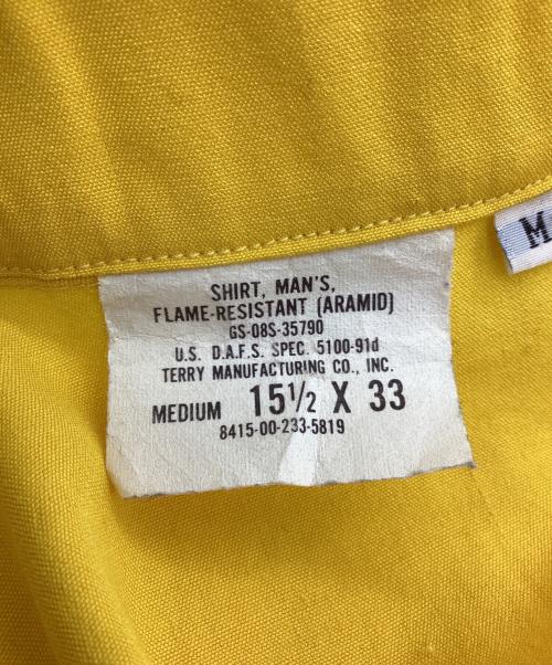 -（-）- (-) NFPA Fire Proof Jacket イエロー サイズ:SIZE Mの古着・服飾アイテム