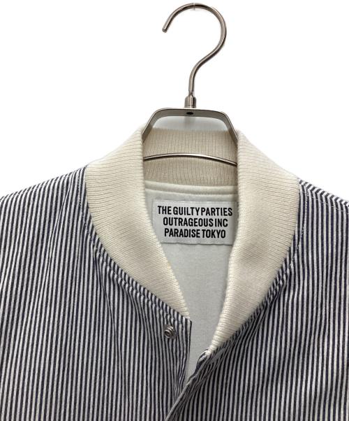 WACKO MARIA（ワコマリア）WACKO MARIA (ワコマリア) PARADISE TOKYO VARSITY JACKET 16SS グレー×アイボリー サイズ:SIZE Sの古着・服飾アイテム