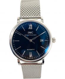 IWC（アイダブリューシー）の古着「IWC Portofino ポートフィノリストウォッチ Ref:IW356508 ネイビー文字盤」｜ネイビー