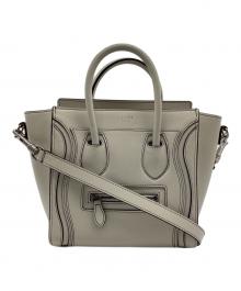 CELINE（セリーヌ）の古着「ラゲージ ナノ」｜ホワイト
