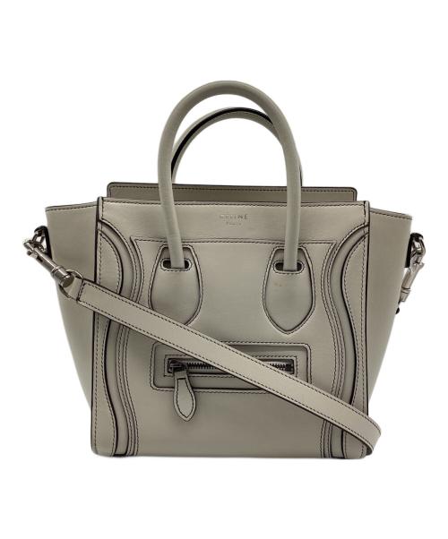 CELINE（セリーヌ）CELINE (セリーヌ) ラゲージ ナノ ホワイトの古着・服飾アイテム