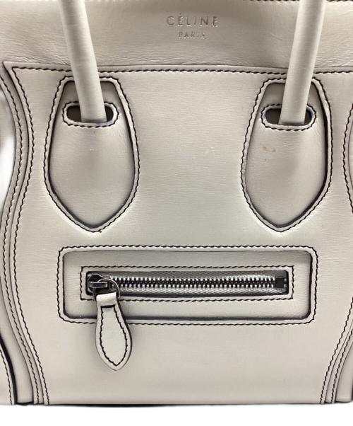 CELINE（セリーヌ）CELINE (セリーヌ) ラゲージ ナノ ホワイトの古着・服飾アイテム