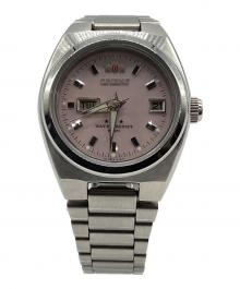 ORIENT（オリエント）の古着「レディースウォッチ  SSブレスレット」｜ピンク