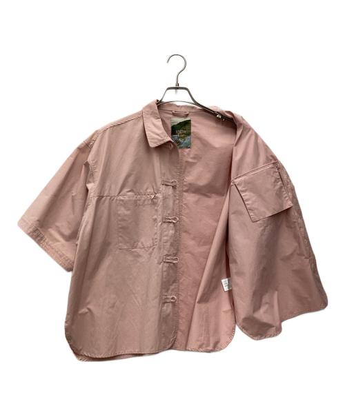 B.BALLSY（ボールジーブラザーズ）B.BALLSY (ボールジーブラザーズ) Military-like China shirt ピンク サイズ:SIZE Freeの古着・服飾アイテム