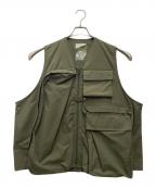 B.BALLSYボールジーブラザーズ）の古着「ベスト Military multi storing over vest」｜カーキ