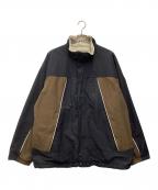 NAUTICAノーティカ）の古着「ブルゾン」｜ブラック×ブラウン
