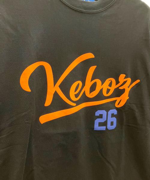 KEBOZ（ケボズ）KEBOZ (ケボズ) 半袖カットソー ブラック サイズ:Lの古着・服飾アイテム