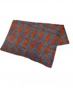 TORY BURCHトリーバーチ）の古着「カシミヤストール」｜グレー×オレンジ