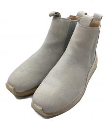 CLARKS×RONNIE FIEG（クラークス×ロニー・フィグ）の古着「サイドゴアブーツ」｜ライトグレー