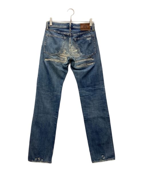 Hysteric Glamour（ヒステリックグラマー）Hysteric Glamour (ヒステリックグラマー) UR加工デニムパンツ スカイブルー サイズ:SIZE 71cm (W28)の古着・服飾アイテム