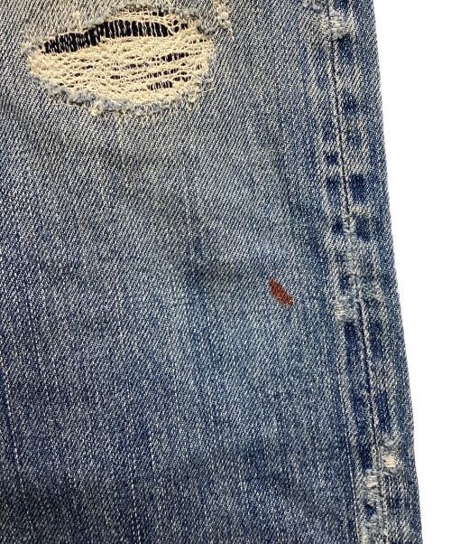 Hysteric Glamour（ヒステリックグラマー）Hysteric Glamour (ヒステリックグラマー) UR加工デニムパンツ スカイブルー サイズ:SIZE 71cm (W28)の古着・服飾アイテム