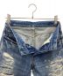 中古・古着 Hysteric Glamour (ヒステリックグラマー) UR加工デニムパンツ スカイブルー サイズ:SIZE 71cm (W28)：8000円