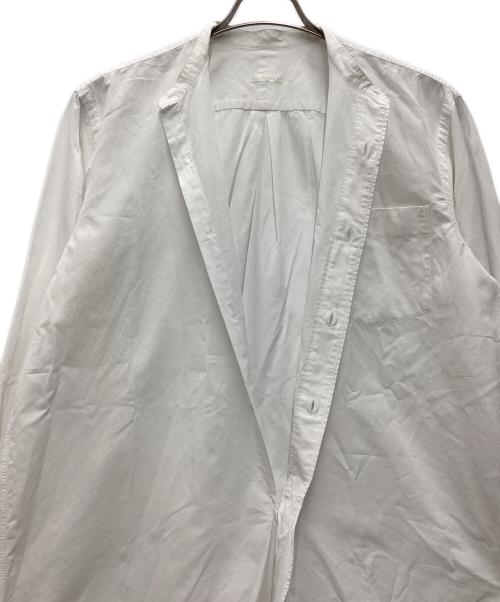 COMOLI（コモリ）COMOLI (コモリ) バンドカラーシャツ ホワイト サイズ:SIZE 1の古着・服飾アイテム