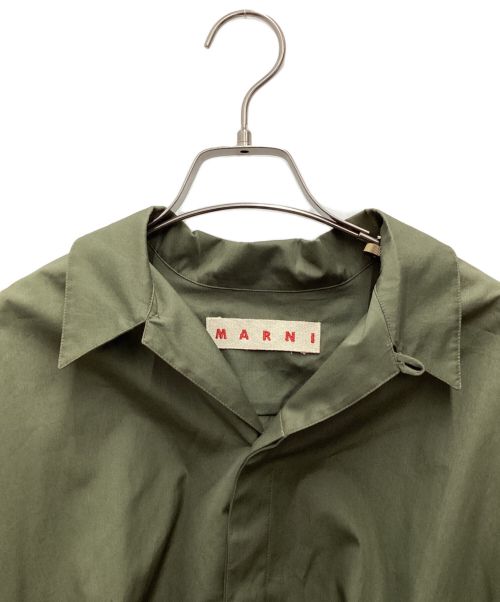 MARNI（マルニ）MARNI (マルニ) シャツワンピース カーキ サイズ:SIZE 36の古着・服飾アイテム