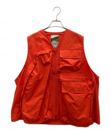 B.BALLSY（ボールジーブラザーズ）の古着「ナイロンベスト」｜オレンジ