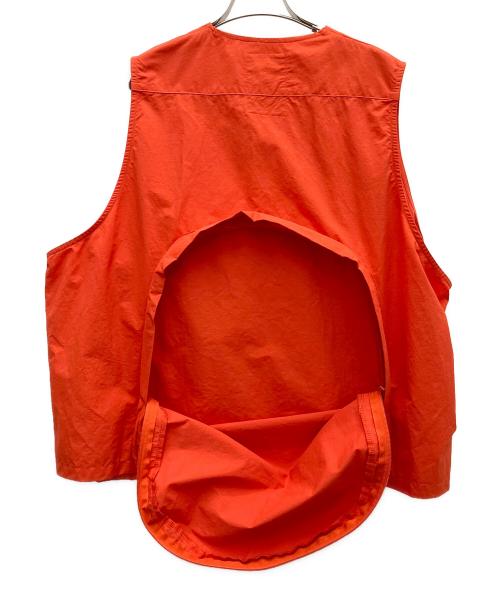 B.BALLSY（ボールジーブラザーズ）B.BALLSY (ボールジーブラザーズ) ナイロンベスト オレンジ サイズ:Fの古着・服飾アイテム