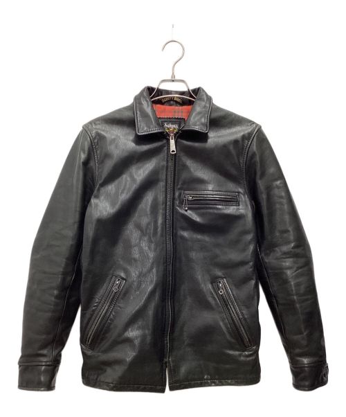 Schott（ショット）Schott (ショット) シングルライダースジャケット ブラック サイズ:SIZE Mの古着・服飾アイテム