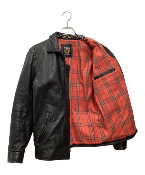 Schott（ショット）Schott (ショット) シングルライダースジャケット ブラック サイズ:SIZE Mの古着・服飾アイテム