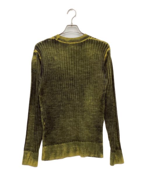 DIESEL（ディーゼル）DIESEL (ディーゼル) K-ANDELERO クルーネックニット イエロー サイズ:SIZE Mの古着・服飾アイテム