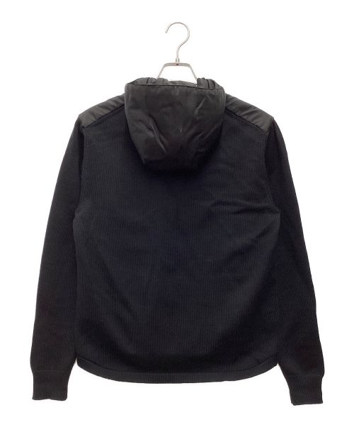 PRADA（プラダ）PRADA (プラダ) WOOL RE-NYLON GABARDINE HOODIE 2020年 ブラック サイズ:SIZE 44の古着・服飾アイテム