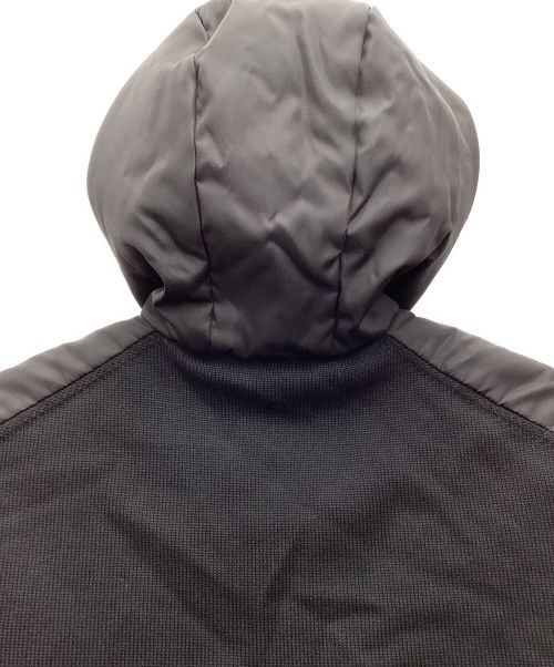 PRADA（プラダ）PRADA (プラダ) WOOL RE-NYLON GABARDINE HOODIE 2020年 ブラック サイズ:SIZE 44の古着・服飾アイテム