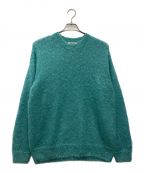AURALEEオーラリー）の古着「BRUSHED SUPER KID MOHAIR MIX KNIT PO」｜ブルー