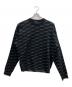 BALENCIAGA（バレンシアガ）の古着「BB Monogram Sweater Nero 23SS」｜ブラック×グレー