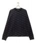 BALENCIAGA（バレンシアガ）の古着「BB Monogram Sweater Nero 23SS」｜ブラック×グレー