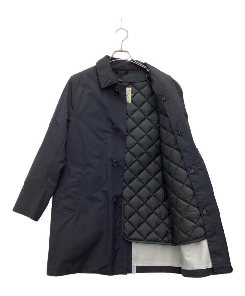 Traditional Weatherwear（トラディショナルウェザーウェア）Traditional Weatherwear (トラディショナルウェザーウェア) ライナー付きステンカラーコート ブラック サイズ:SIZE 36の古着・服飾アイテム