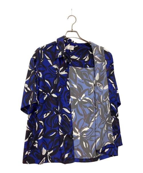 EDIFICE（エディフィス）EDIFICE (エディフィス) アロハシャツ ブルー サイズ:SIZE Sの古着・服飾アイテム