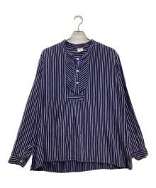 GRAGS 72（-）の古着「チロリアンシャツ」｜ネイビー