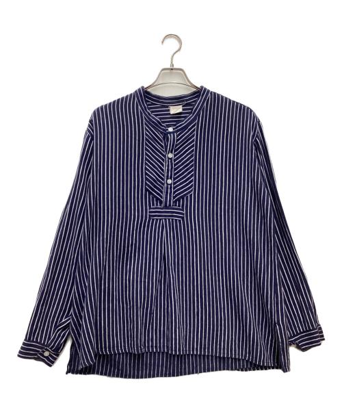 GRAGS 72（-）GRAGS 72 (-) チロリアンシャツ ネイビー サイズ:SIZE Lの古着・服飾アイテム