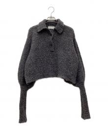 RIM.ARK（リムアーク）の古着「Boucle short knit」｜グレー