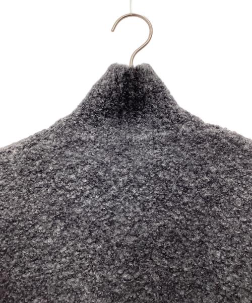 RIM.ARK（リムアーク）RIM.ARK (リムアーク) Boucle short knit グレー サイズ:SIZE Sの古着・服飾アイテム
