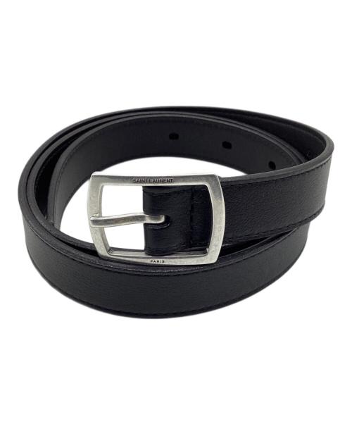 Saint Laurent Paris（サンローランパリ）Saint Laurent Paris (サンローランパリ) ベルト ブラックの古着・服飾アイテム