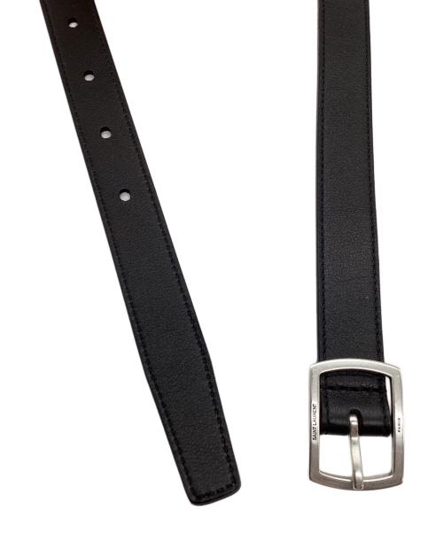 Saint Laurent Paris（サンローランパリ）Saint Laurent Paris (サンローランパリ) ベルト ブラックの古着・服飾アイテム