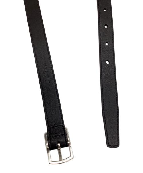 Saint Laurent Paris（サンローランパリ）Saint Laurent Paris (サンローランパリ) ベルト ブラックの古着・服飾アイテム