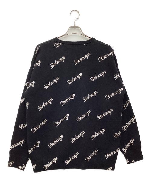 BALENCIAGA（バレンシアガ）BALENCIAGA (バレンシアガ) スラッシュロゴ セーター 20AW ブラック サイズ:SIZE XSの古着・服飾アイテム