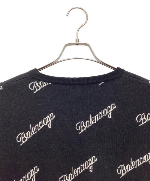 BALENCIAGA（バレンシアガ）BALENCIAGA (バレンシアガ) スラッシュロゴ セーター 20AW ブラック サイズ:SIZE XSの古着・服飾アイテム