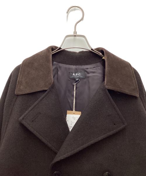 A.P.C.（アーペーセー）A.P.C. (アーペーセー) ウールコート ブラウン サイズ:SIZE Mの古着・服飾アイテム