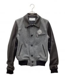 DIET BUTCHER SLIM SKIN（ダイエットブッチャースリムスキン）の古着「バーシティジャケット」｜グレー