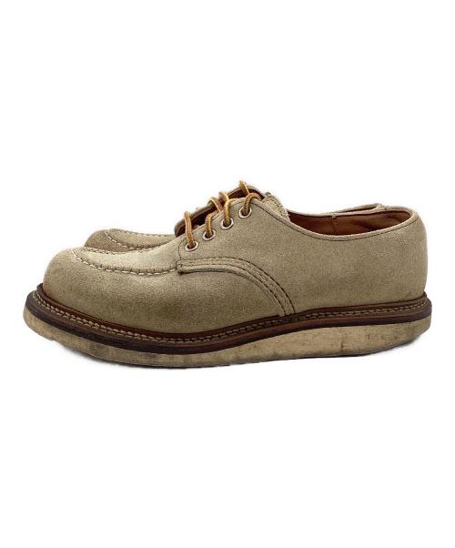 RED WING（レッドウィング）RED WING (レッドウィング) ワークオックスフォードモックトゥシューズ USA製 ベージュ サイズ:SIZE 25cmの古着・服飾アイテム