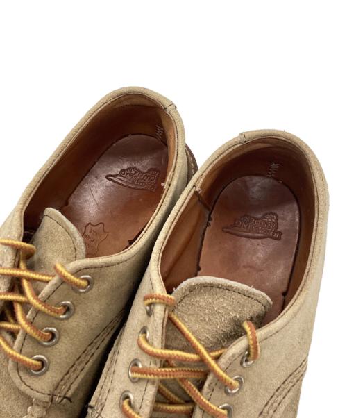 RED WING（レッドウィング）RED WING (レッドウィング) ワークオックスフォードモックトゥシューズ USA製 ベージュ サイズ:SIZE 25cmの古着・服飾アイテム