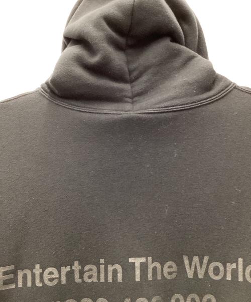 The Ennoy Professional（ザ エンノイ プロフェッショナル）THE ENNOY PROFESSIONAL (ザ エンノイ プロフェッショナル) Netflix (ネットフリックス) ロゴ刺繍プルオーバーパーカー 23AW ブラック サイズ:SIZE XLの古着・服飾アイテム