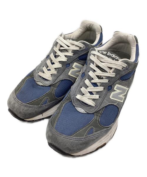 NEW BALANCE（ニューバランス）NEW BALANCE (ニューバランス) スニーカー USA製 ネイビー×グレー サイズ:SIZE 27cmの古着・服飾アイテム